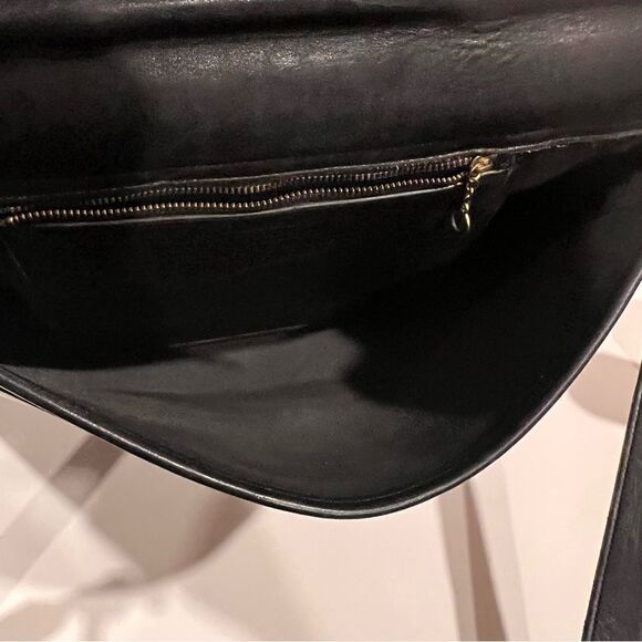 RARE Coach Vtg Leather Messenger Briefcase Satchel unlined - Picture 4 of 15